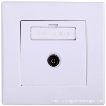 High Quality 1-Digit Cable TV Face Plate
